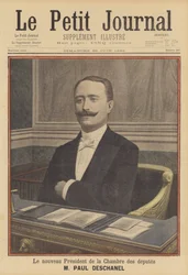 Paul Deschanel, new President of the French Chamber of Deputies
